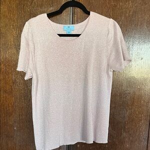 CeCe Light lavender Short Sleeve Tee